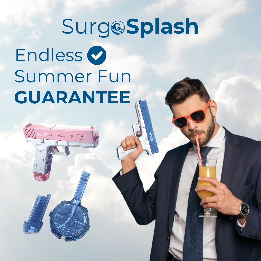 SurgoSplash™ Electric Water Gun, Chargeable Automatic Squirt Gun